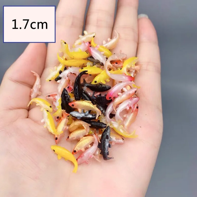 5PCS/lot Random Color Min Fish Model Simulation Play House Dollhouse Props Miniature Scene DIY Fish Tank Accessories