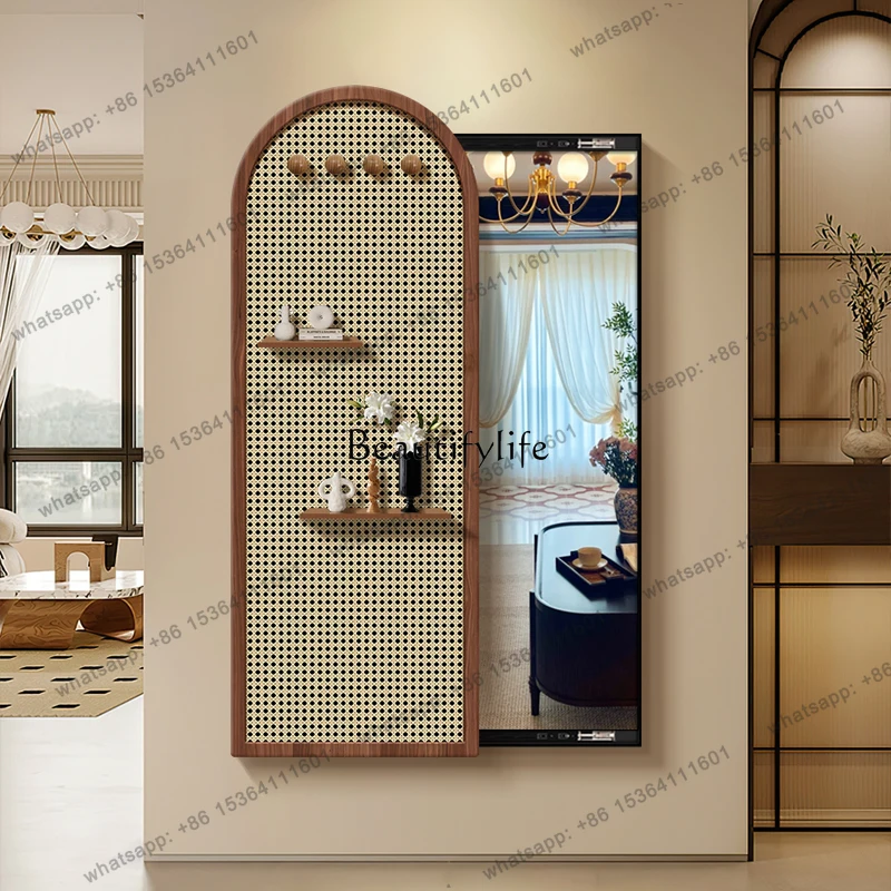 X4 Art Hall Kit Mirror Rectangle Modern Covering Hallway Nordic Bedroom Mirror Apartment Hanging Espejos Decorativos Home Decor