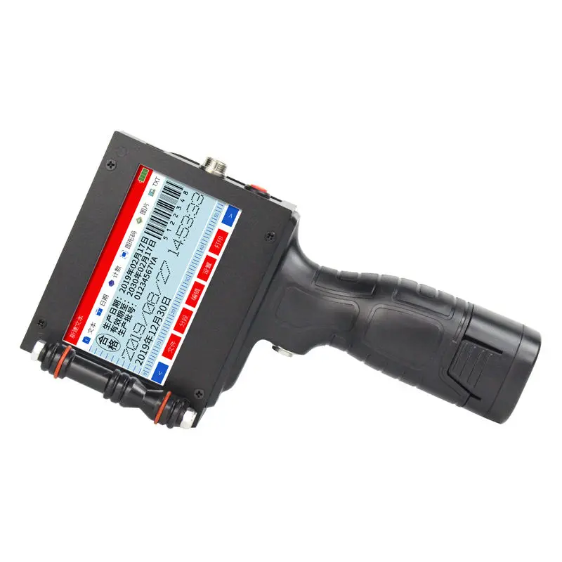 

J130 touch screen smart portable inkjet printer plastic bag box color box date LOGO handheld inkjet printer