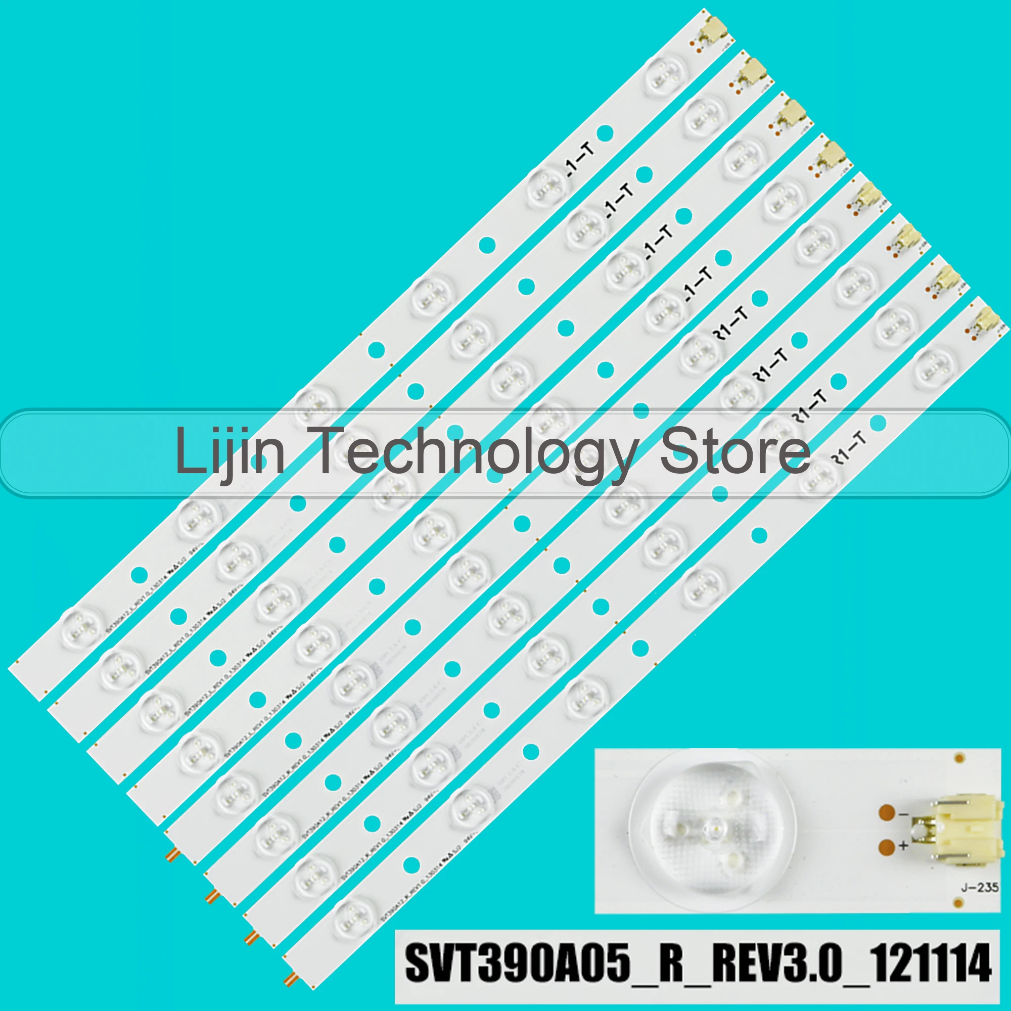 LED Strip For 39L2331DG 39P2300VM 40L2400EV TL400FSB1-S 40L2400D 39L2353D SVT390A05-L-REV3.0-121114 SVT390A05-R-REV3.0-121114