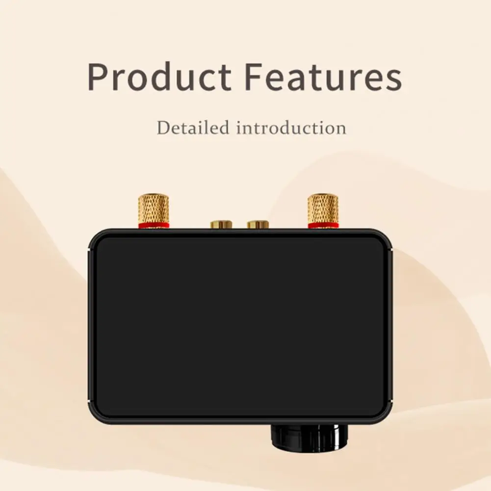 

Mini Audio Amplifier Convenient HIFI Bluetooth-compatible 2.0 Stereo Home Audio Digital Amplifier for Household