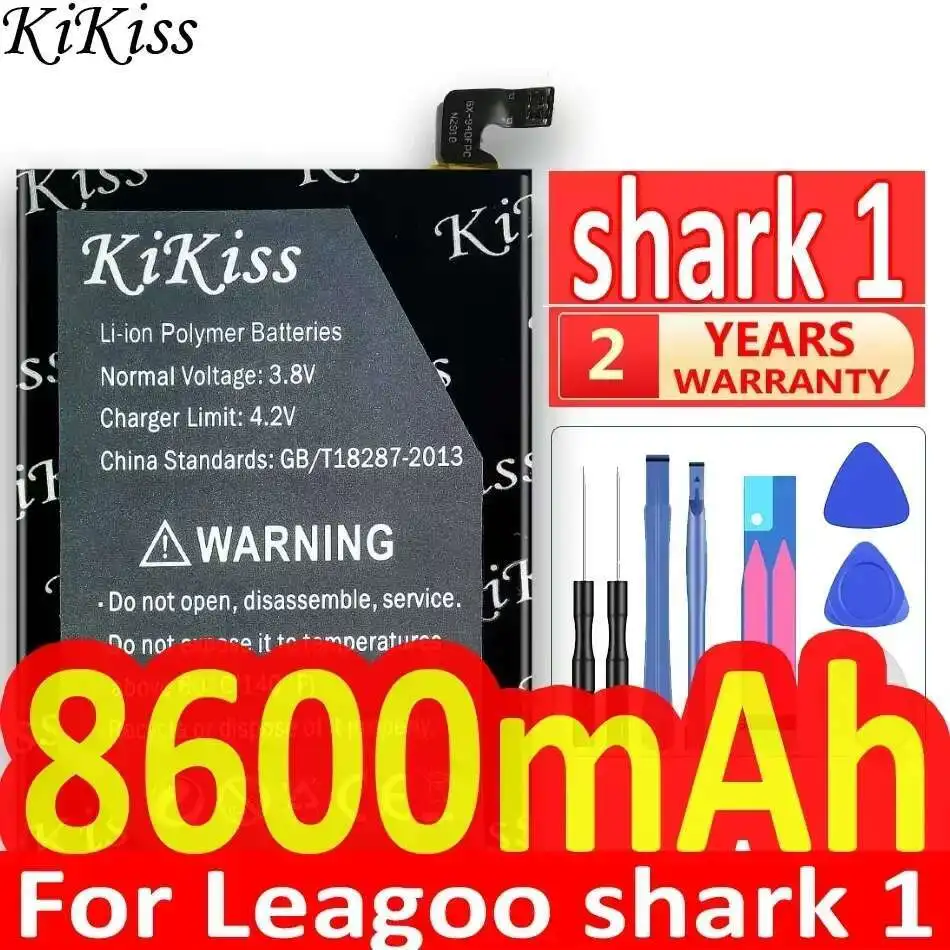 

Аккумулятор KiKiss 8600 мАч для мобильного телефона LEAGOO Shark 1 Shark1