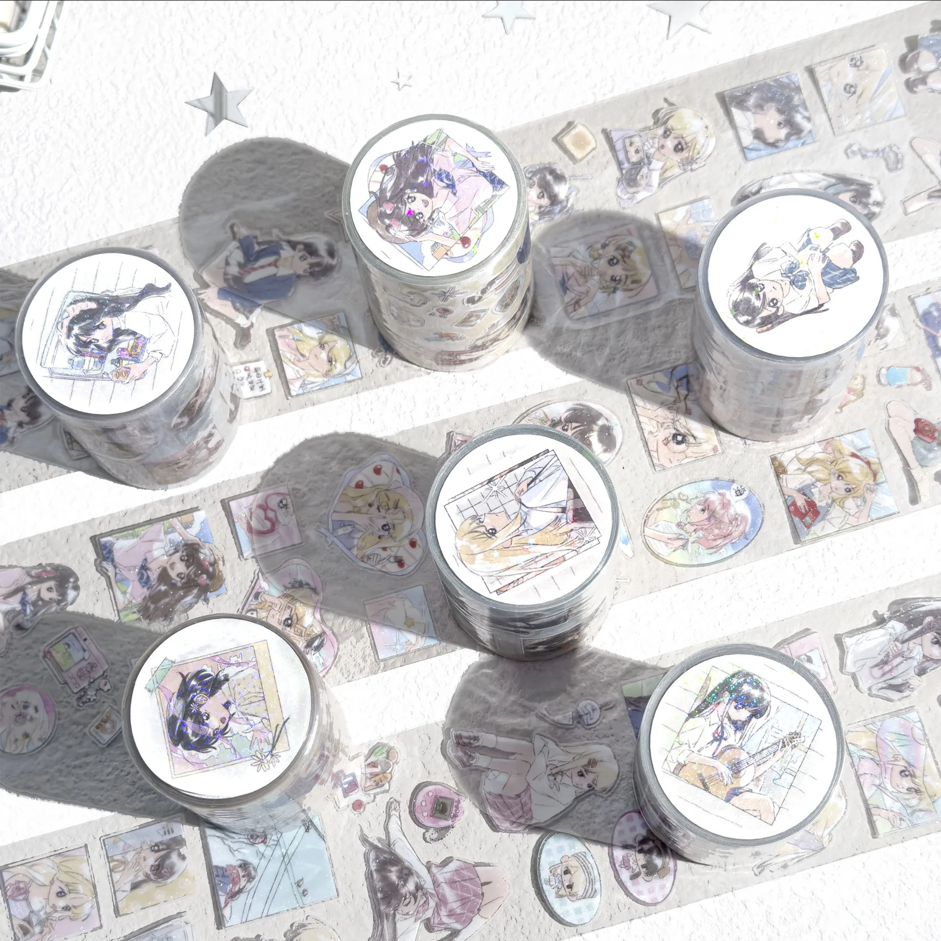 1 stücke/1 los Dekorative Klebebänder jugend ouvert Junk Journal DIY Papier Japanische Maskierung Scrapbooking Aufkleber