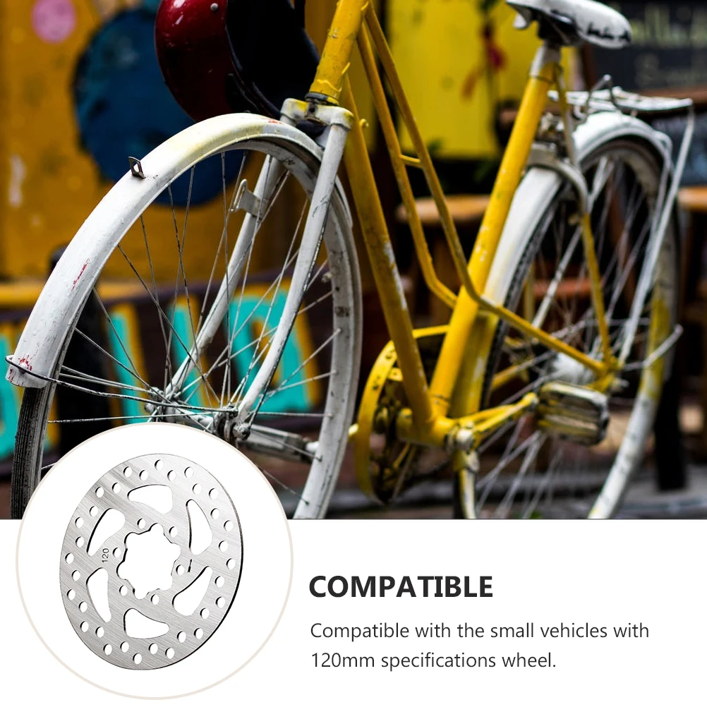 

1pc Brake For Bike Electric Scooter Front Stainless Steel Rotor Disc Brake Replacement Part 6-Hole Durable Disc Rotor