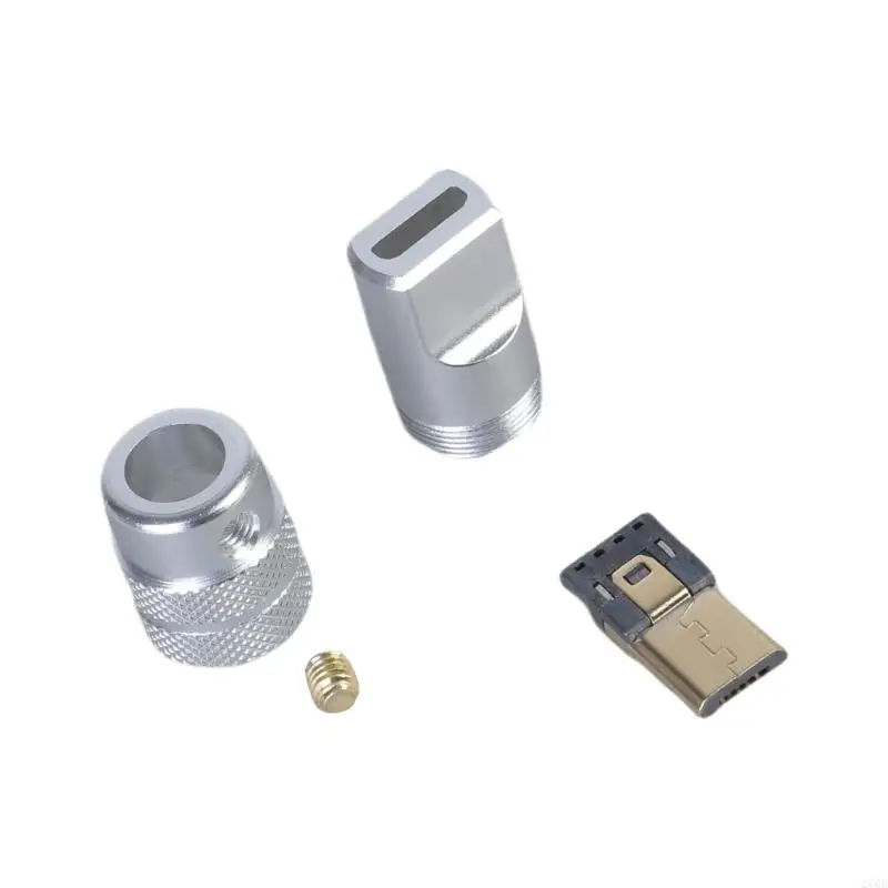 270B USB 5Pin موصل الذكور موصل ألومنيوم سبيكة محول قذيفة من كابل 6 مم