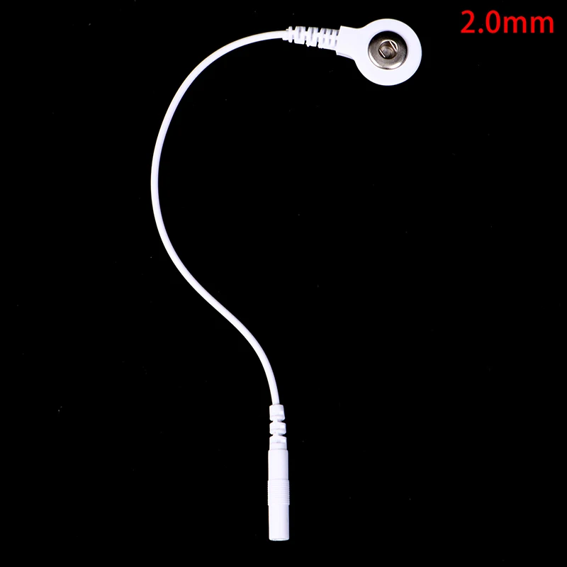 1Pc 3.5mm Plug Massager Machine Adapter Tieline Short Cables Electrode Wires