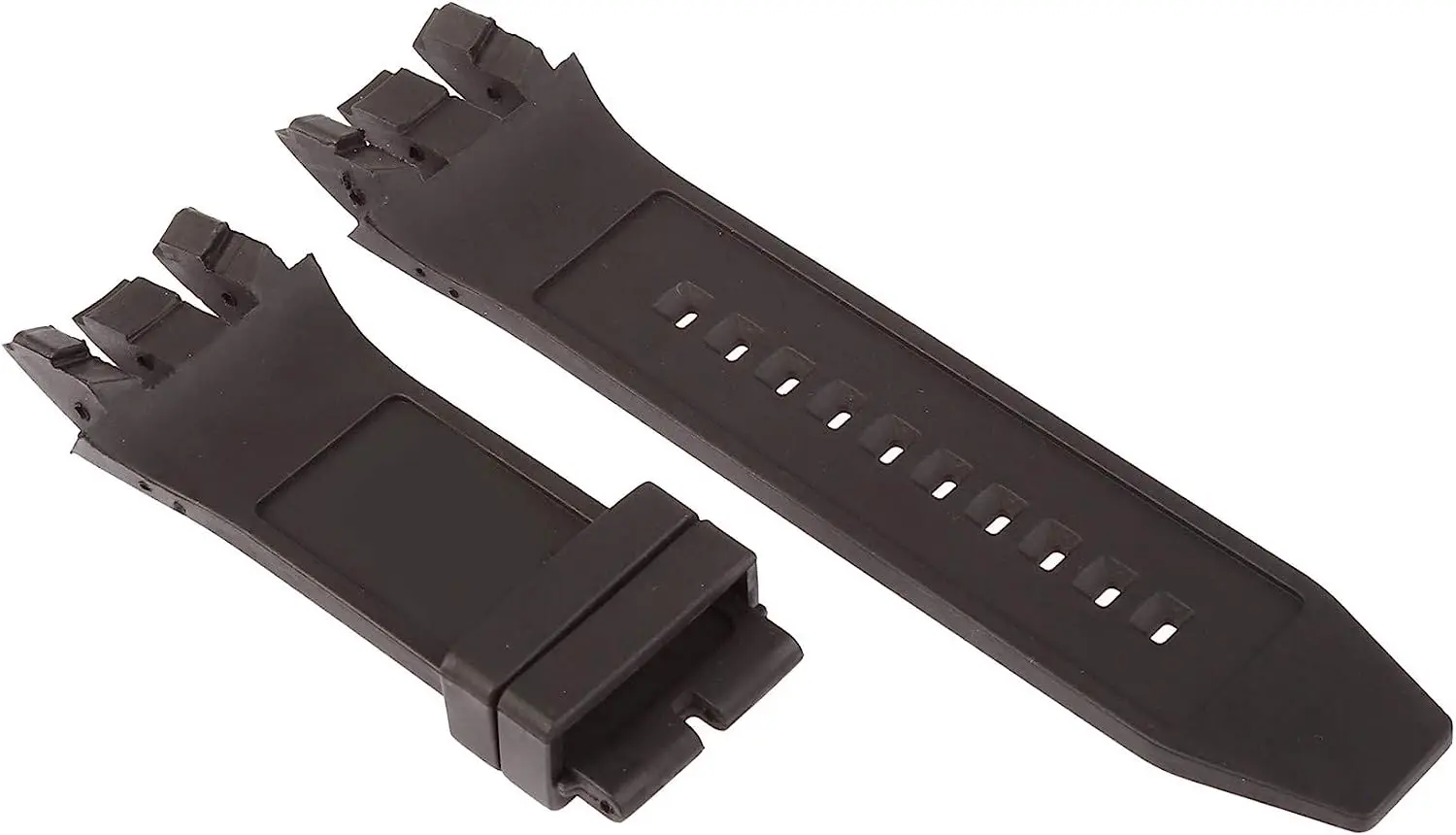 Compatible with Invicta Reserve & Subaqua, Rubber Silicone 32mm Black Watch Band Strap with Gift Spring Bar Tool