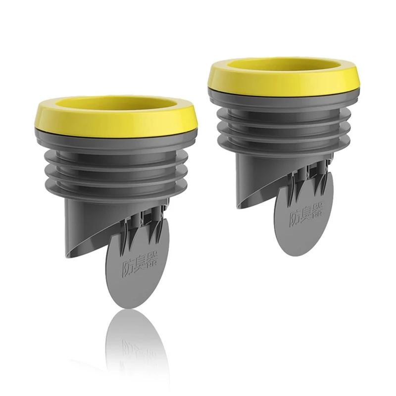 

AT14 2PCS Toilet Flanges Wax Rings With Prevent Backflow Valve - Thick Wax Bowl Ring Fits 3.2-4 Inch Waste Lines