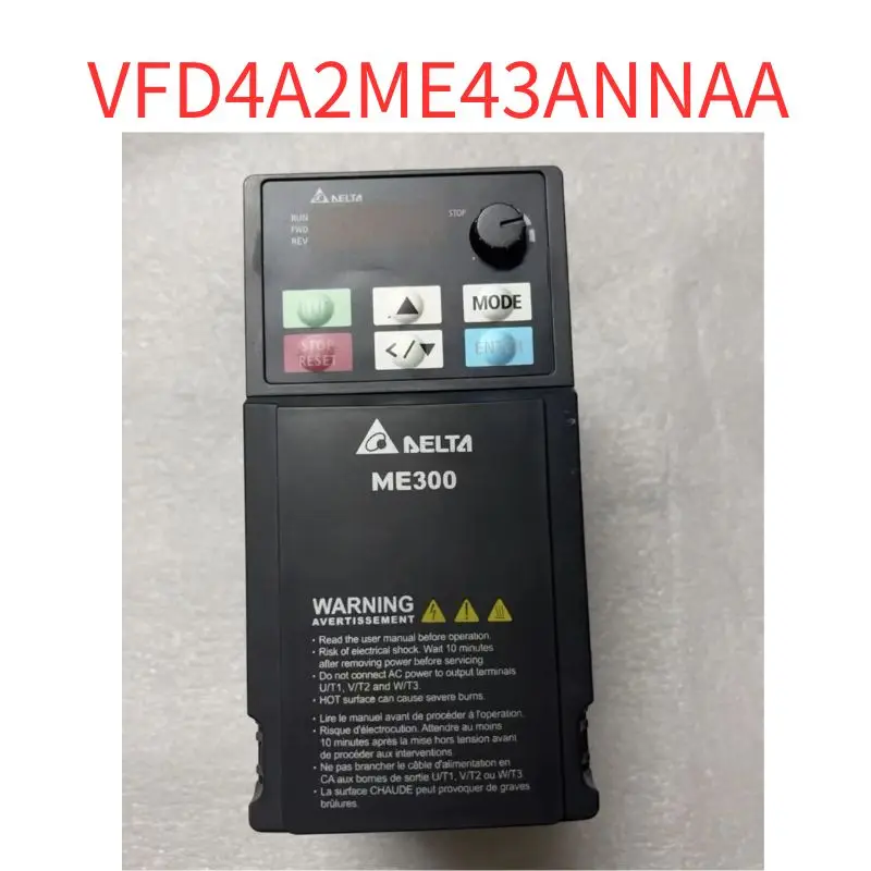 

Used VFD4A2ME43ANNAA Inverter tested ok 1.5KW/380V