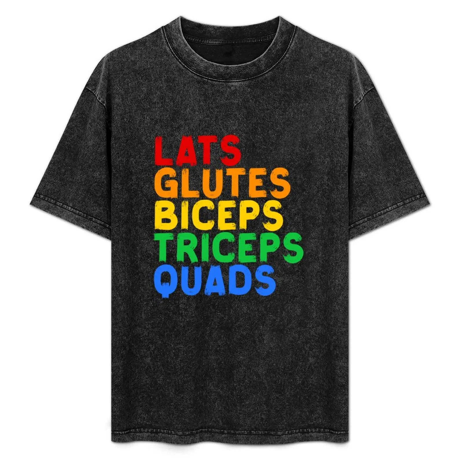 

2025 Glutes Biceps Triceps Quads LGBT Flag Gym Outfit T-Shirt Funny T-shirts T-shirts Man Basketball Graphic Tees Men T Shirt