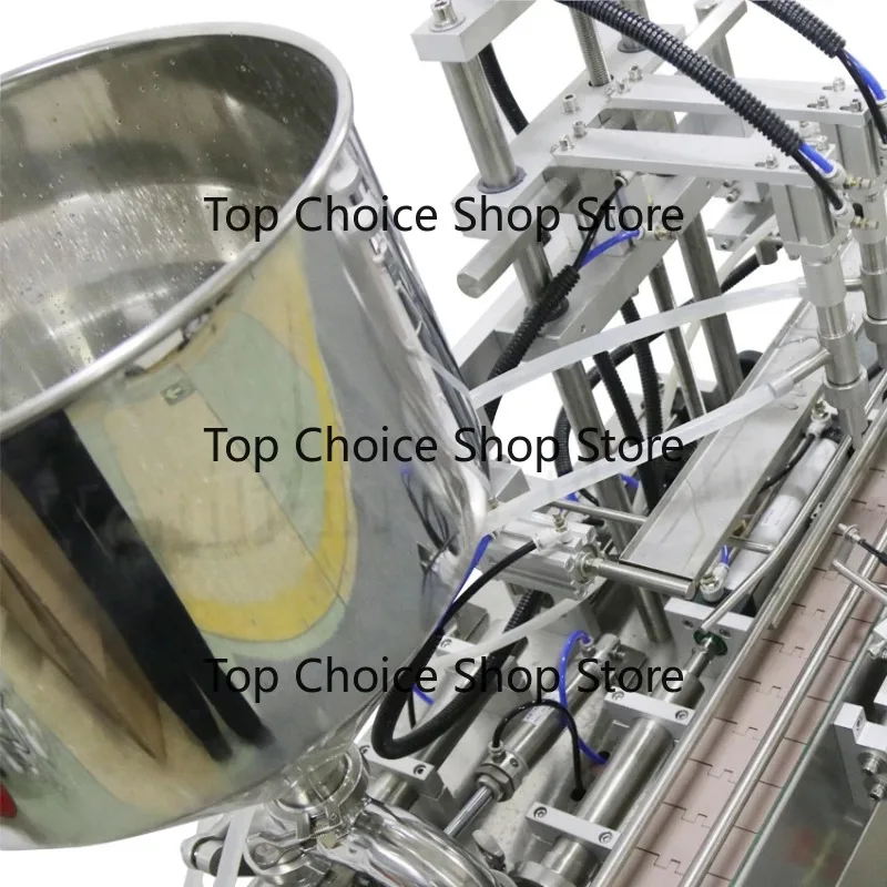 GT2T Double‑Head Pneumatic Liquid Paste Filling Machine For Sauce Honey Glue Bottling Processing 2