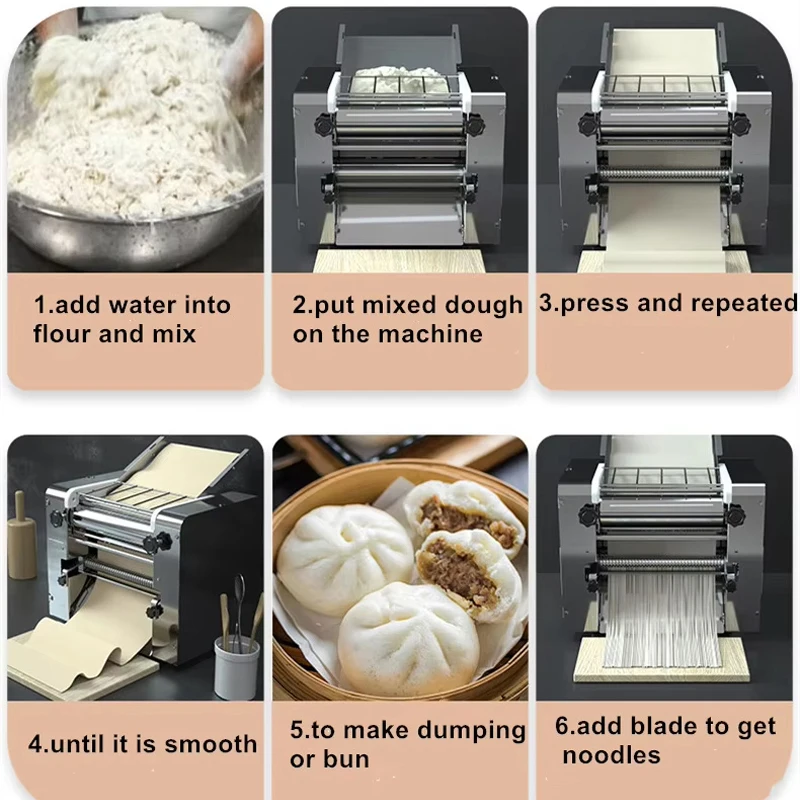 

Automatic Pasta Maker Household Pasta Noodle Maker Dumpling Intelligent Noodle Making Machine Electric Dough Mixer