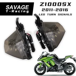 For KAWASAKI Z1000SX Front LED Turn Signals NINJA 1000 1000R Z1000 SX 2011-2016 Motorcycle Accessories Indicator Light Flasher