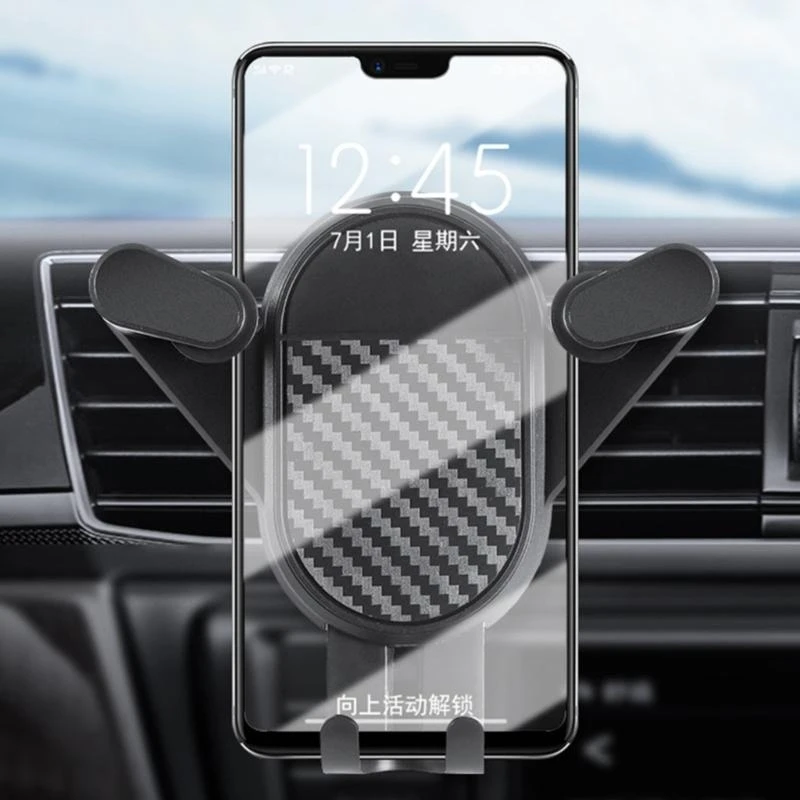 

652F Car Vent Phone Holder Mount 360 Adjustable Not Slip Grip Universal Spirals Hook Stand for Most Smartphones