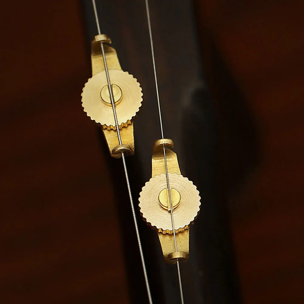 

16Pcs High Quality Copper Erhu String Tuning Parts Fine Adjusters Easy to Use Precise Control Erhu Accessories Set