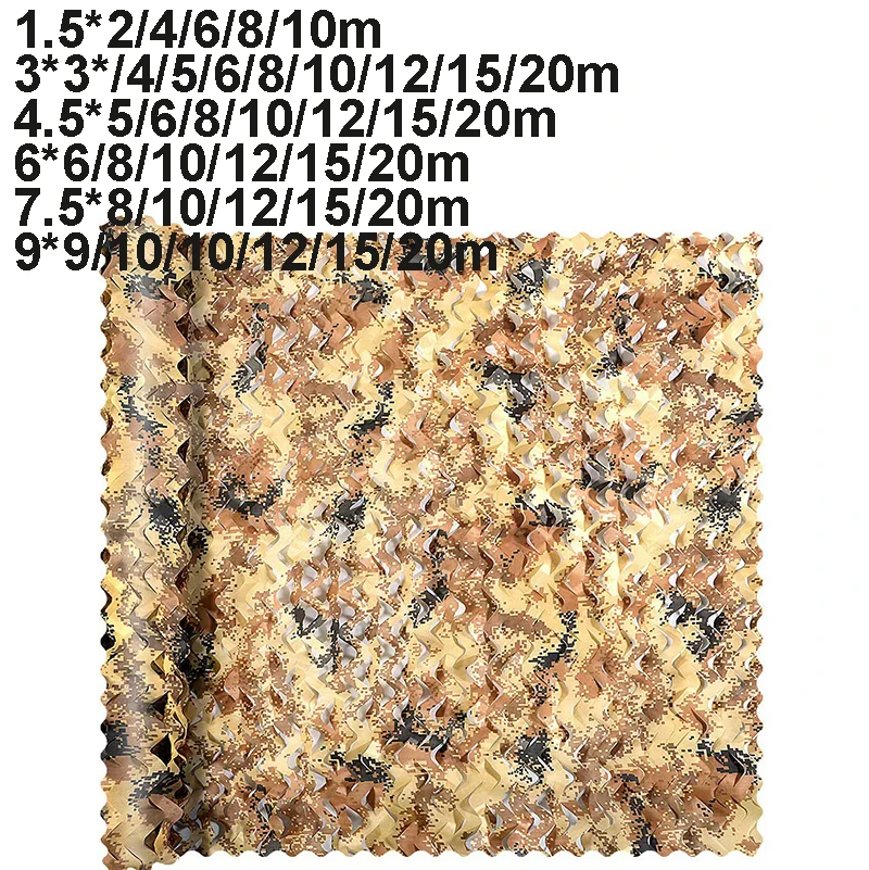 Outdoor Hunting Blinds - Siatki maskujące 3*3 6*6 9*9m, siatka