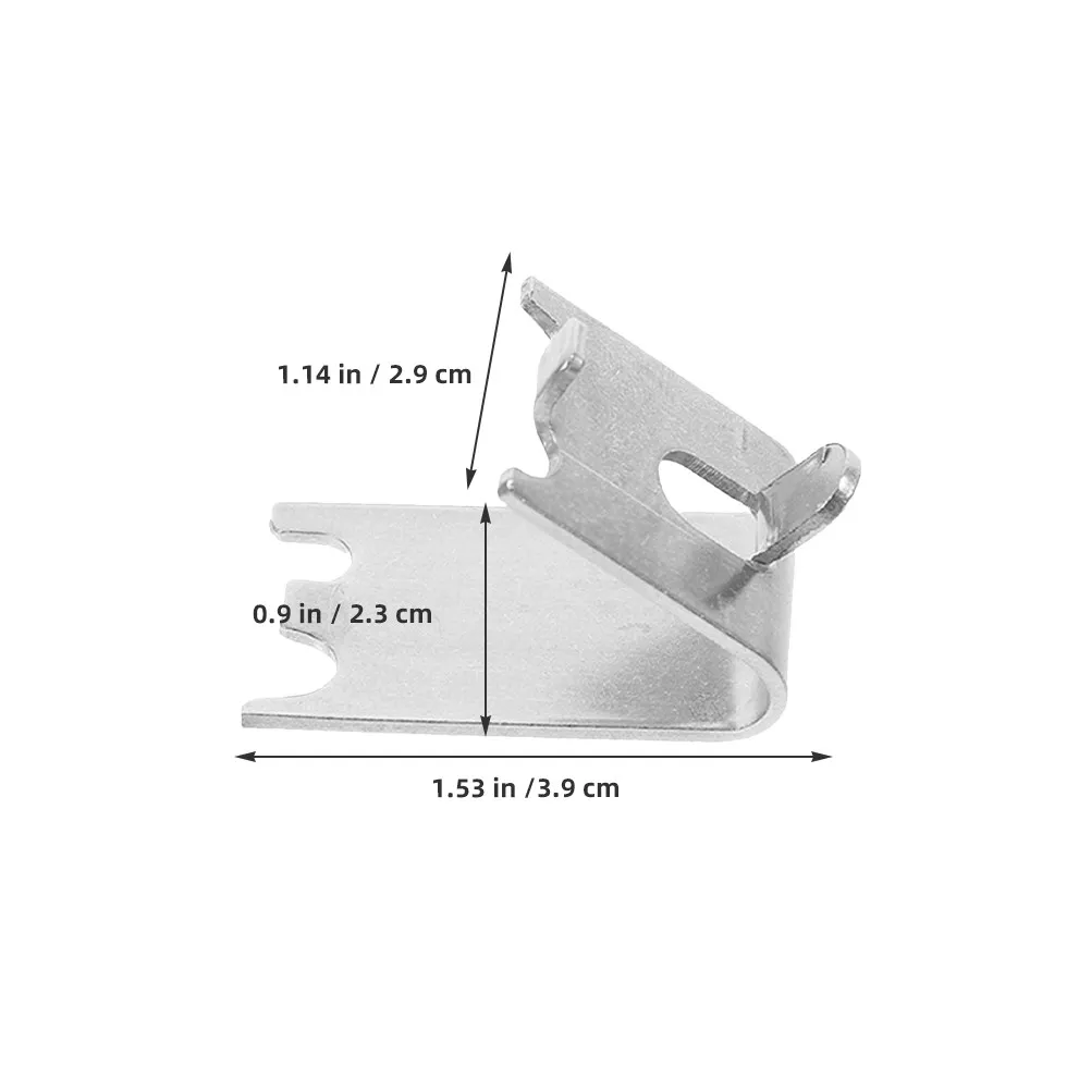 12Pcs Stainless Steel Icebox Shelf Clips Fridge Rack Support Heavy Duty Freezer Cooler Shelf Buckles Commercial Organizer