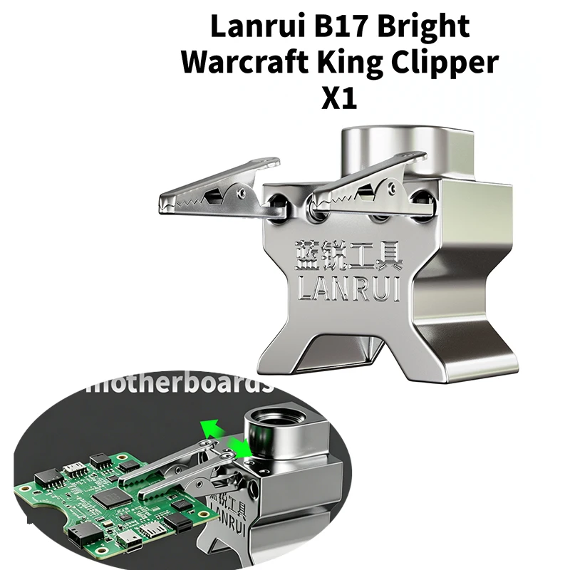 LANRUI B17 PCB Repair Fixture Adjustable Motherboard Clamp Holder Soldering Stand for Phone Laptop Circuit Board Maintenance