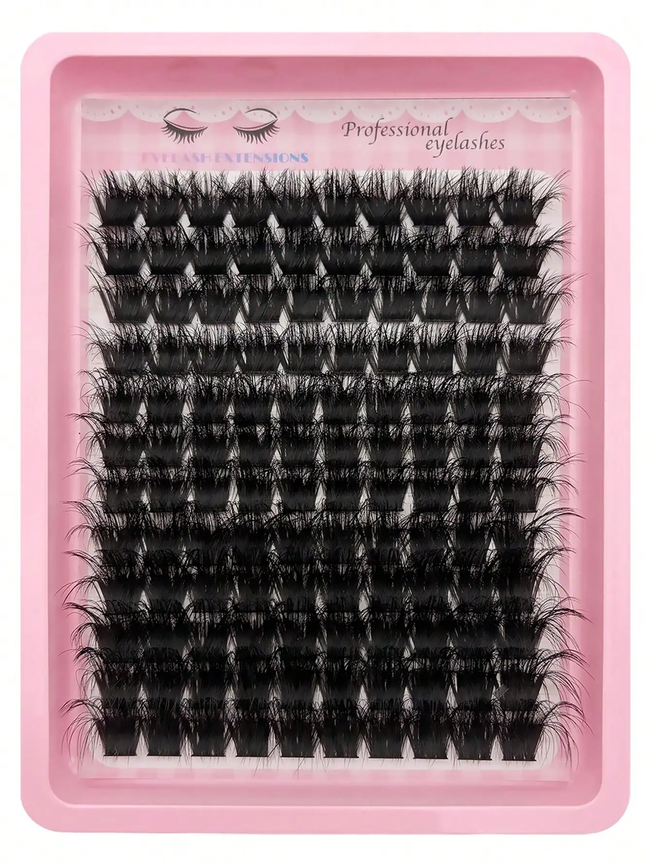DIY Wimpernbüschel 100D 8D Fluffy 0,07mm D-Curl 14-24mm Gemischte Länge Dramatisch Dicht Weich Wiederverwendbar Einfach für Anfänger – Detail 5