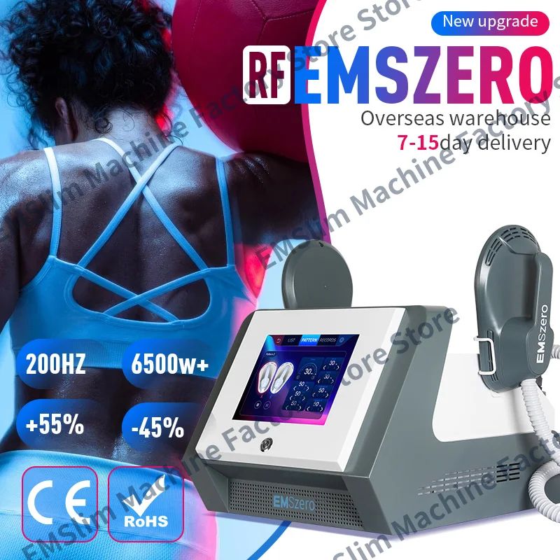 

EMSzero Neo Body Sculpting Machine Shaping 6500W 200hz EMS Radio Frequency RF Muscle Stimulator Device