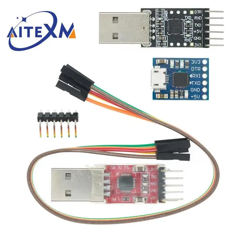 CP2102 USB 2.0 to UART TTL 5PIN Connector Module Serial Converter STC Replace FT232 CH340 PL2303 CP2102 MICRO USB for Aduino