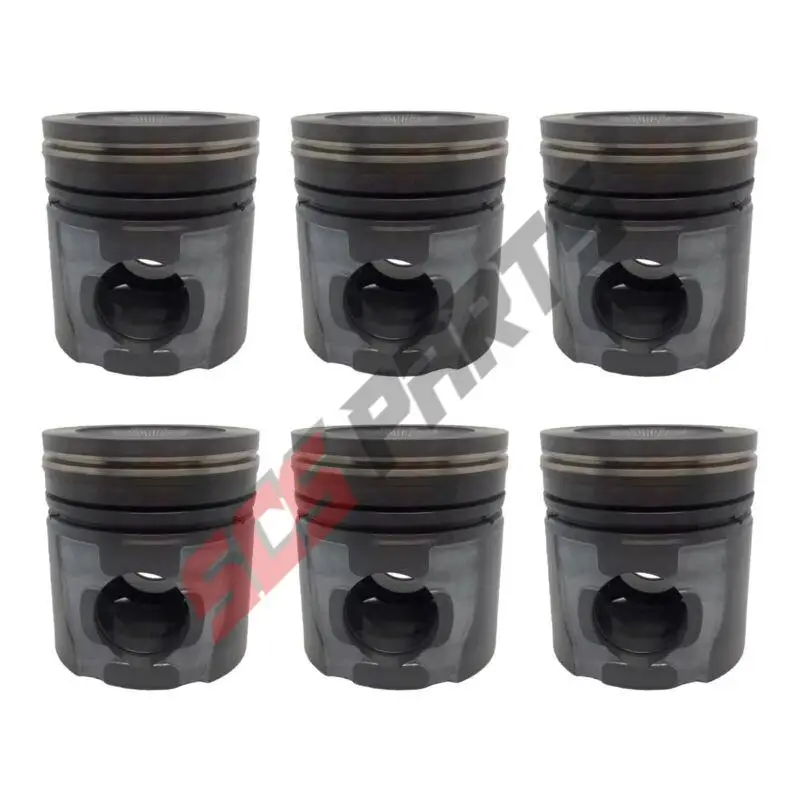 

6pcs 2881748 5258754 Piston For Cummins Engine ISF3.8