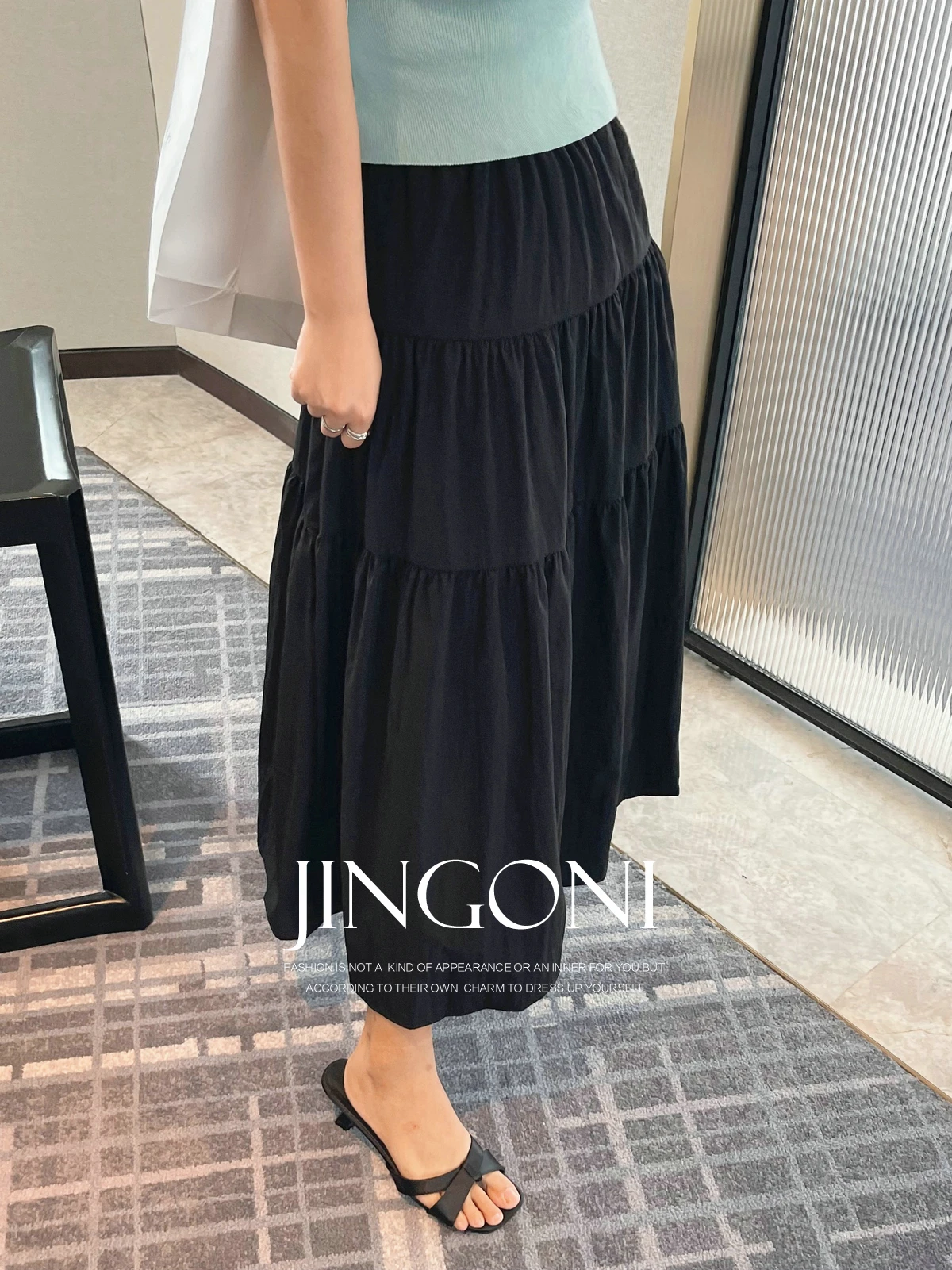 

Long Skirt Y2k Woman Clothing 2024 Summer Korean Fashion Style Elegant Luxury Vintage Lolita Beach Wrap Tulle Chic New Tierred