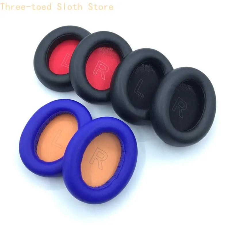 2 Pcs Ohr Kissen Abdeckung Praktische Ohr Pad Noise Cancelling Kopfhörer Ohr Abdeckungen für E74A – Detail 4