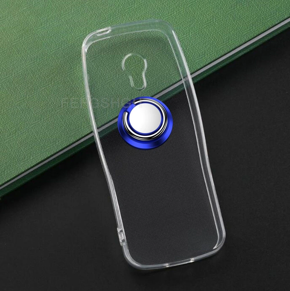 Hard Case For Nokia 3210 4G 2024 TA-1543 TA-1545 TA-1549 TA-1556 TA-1559-1563 Soft Silicone Ring Folding Holder Bracket Cover