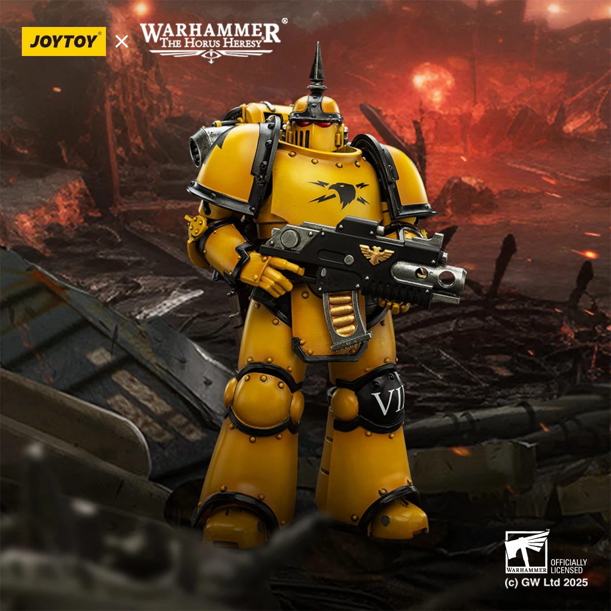 Joytoy 1/18 figura de ação warhammer 30k mk lll legionário tático 7 estilo anjos de sangue punhos imperiais lobos espaciais ultramarines
