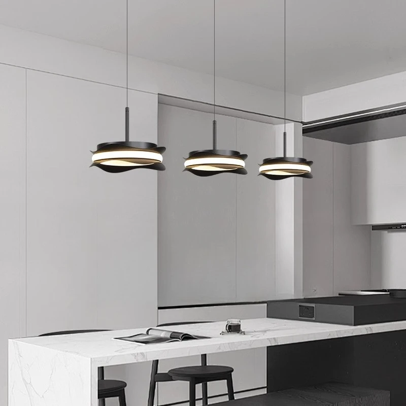 Italian Minimalist Restaurant  Modern Minimalist Design Full Spectrum Eye Protection Dining Table Lights