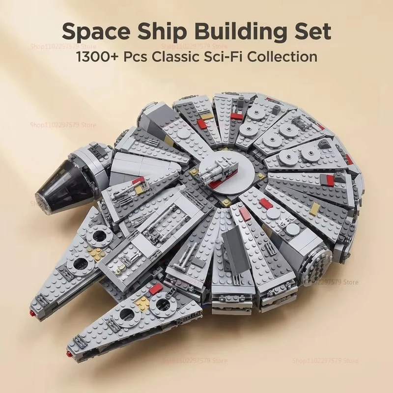 1381Pcs Advanced Spaceship Building Blocks Set Creative Toy for Kids Adults Educational DIY Model Kit Birthday Gifts Collectible view 4