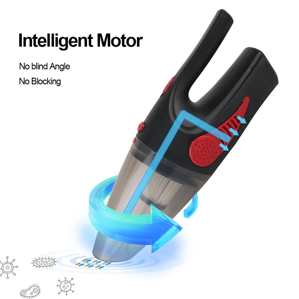 For Car Home 120W 12V 5000PA Handheld Car Vacuum Interior Accessories Super Suction Wet/Dry Dual-Use Cordless/Car Plug Cleaner