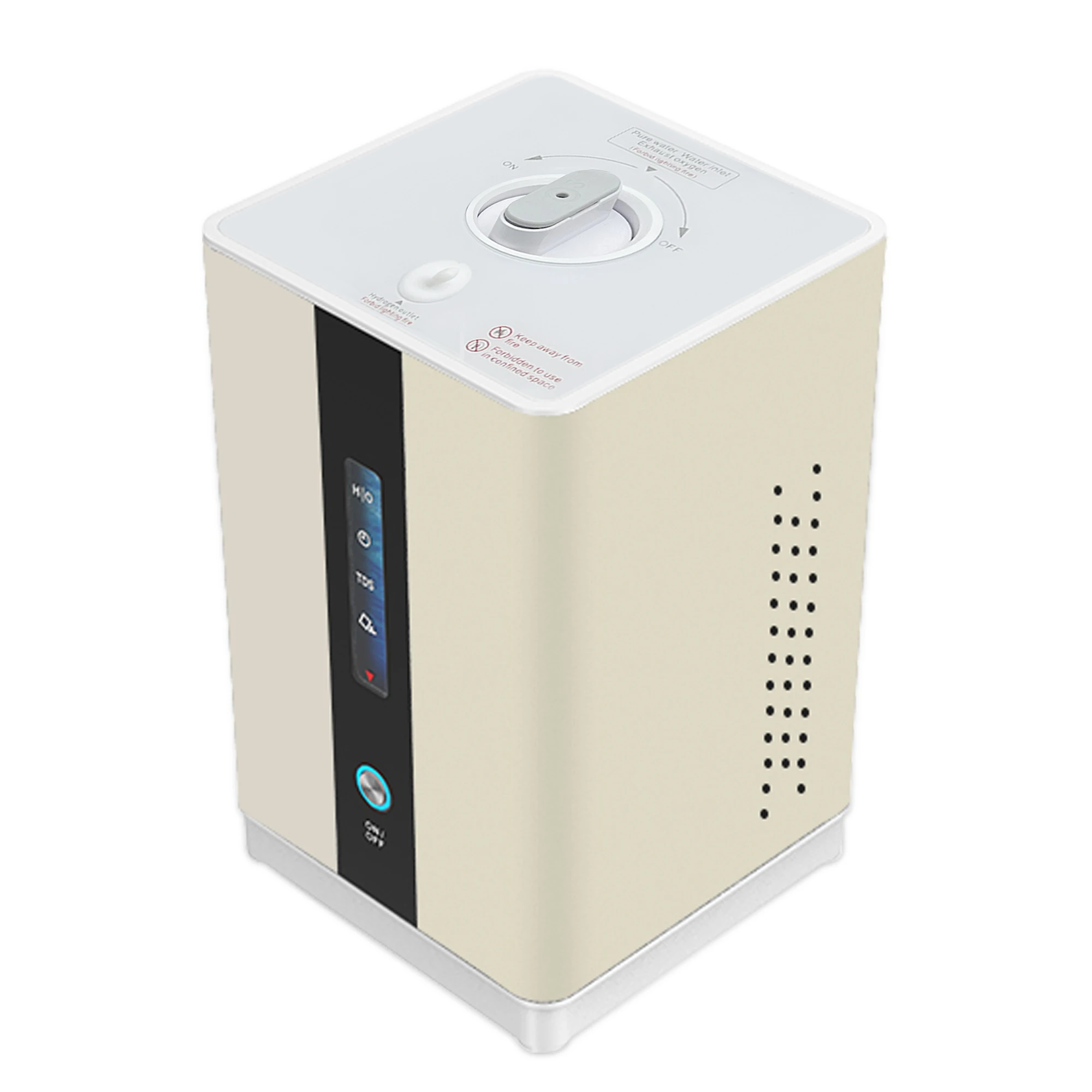 Hydrogen Generator H2 Inhalation Machine with 150ml/min 99.99% High Purity H2 Low Noise Hydrogen Water Purifier Ionizer SPE/PEM