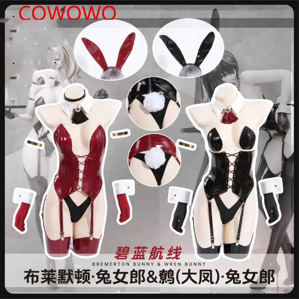 

COWOWO Azur Lane Bremerton Taihou Bunny Girl Cosplay Costume Cos Game Anime Party Uniform Hallowen Play Role Clothes Clothing