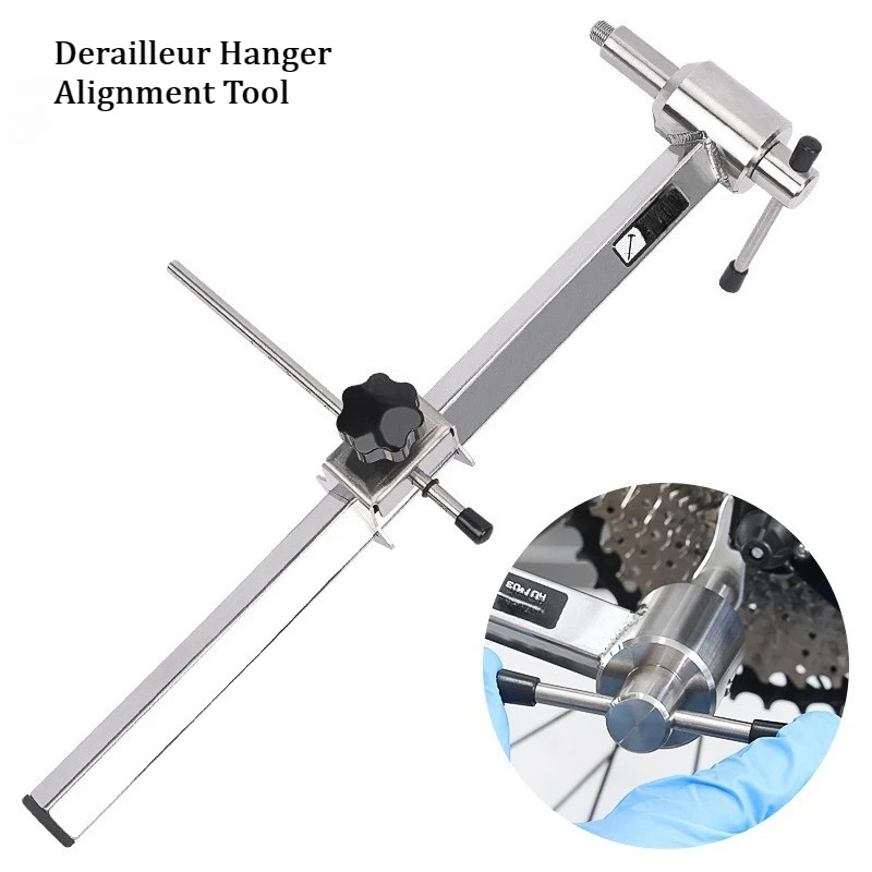 Stainless Steel Derailleur Hanger Alignment Gauge Tool MTB Road Bike Rear Derailleur Hanger Corrector