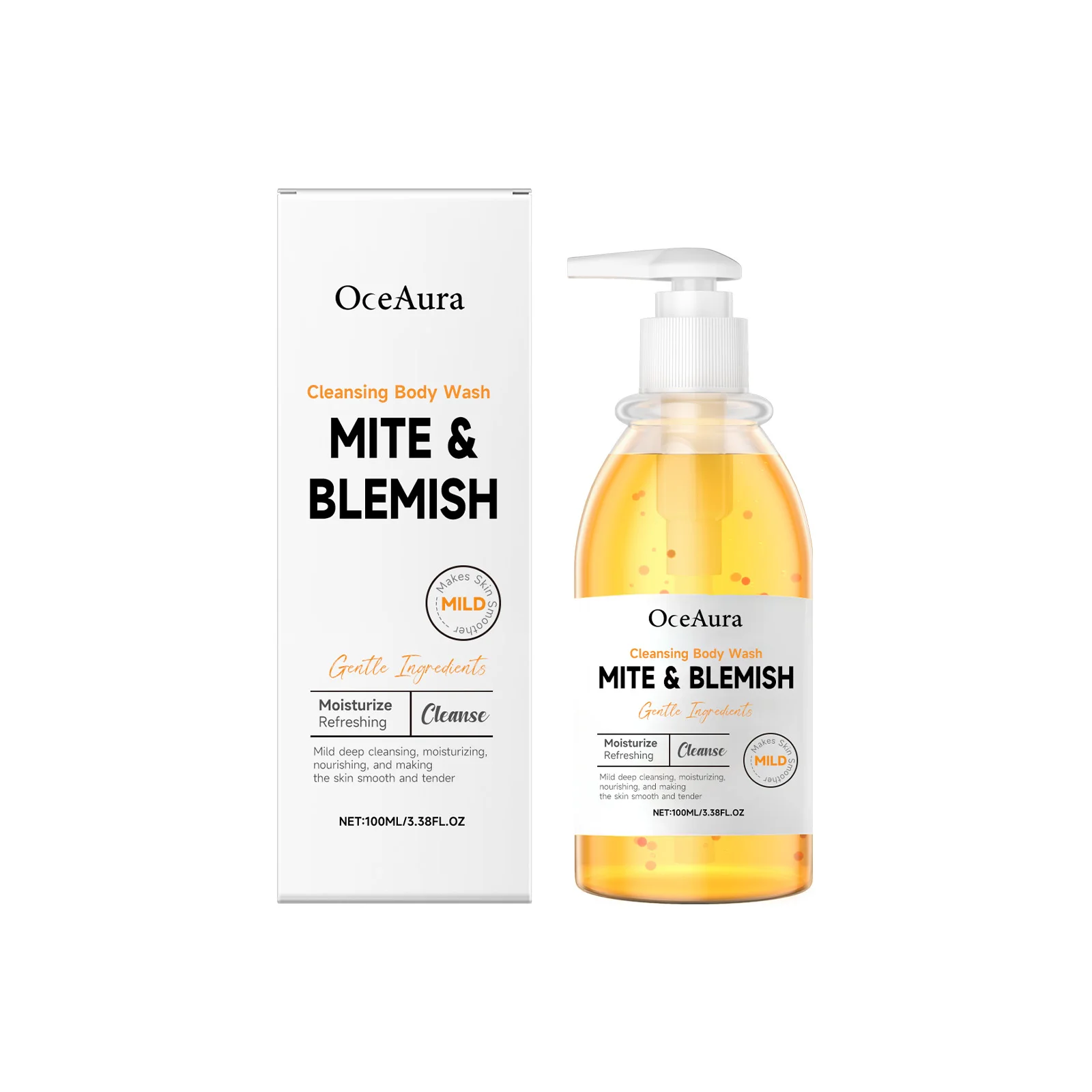 Mite Removal Body Wash Mild Deep Clean Moisturizing Shower Gel Improves Dry Rough Dull Skin Non Irritating For Sensitive Skin