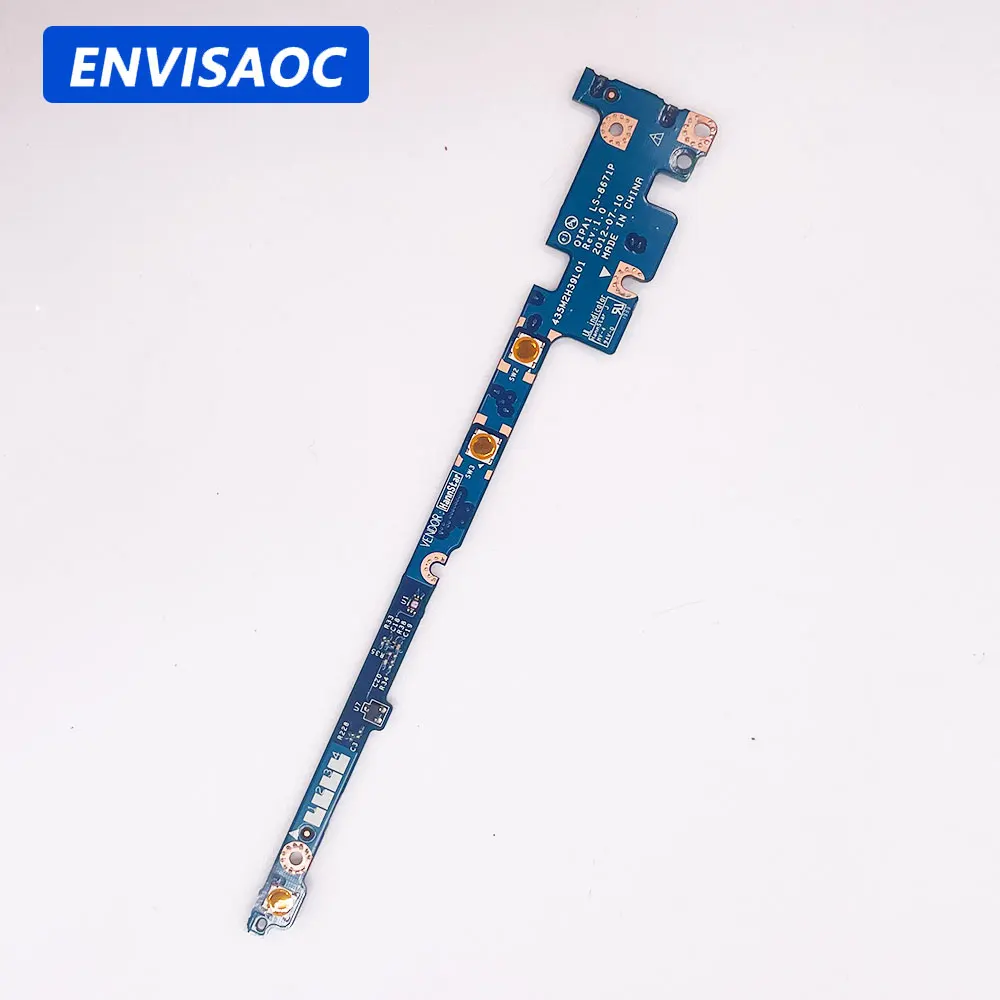 

For Lenovo ThinkPad Twist S230U Laptop Power Button Board with Cable switch Repairing Accessories QIPA1 LS-8671P