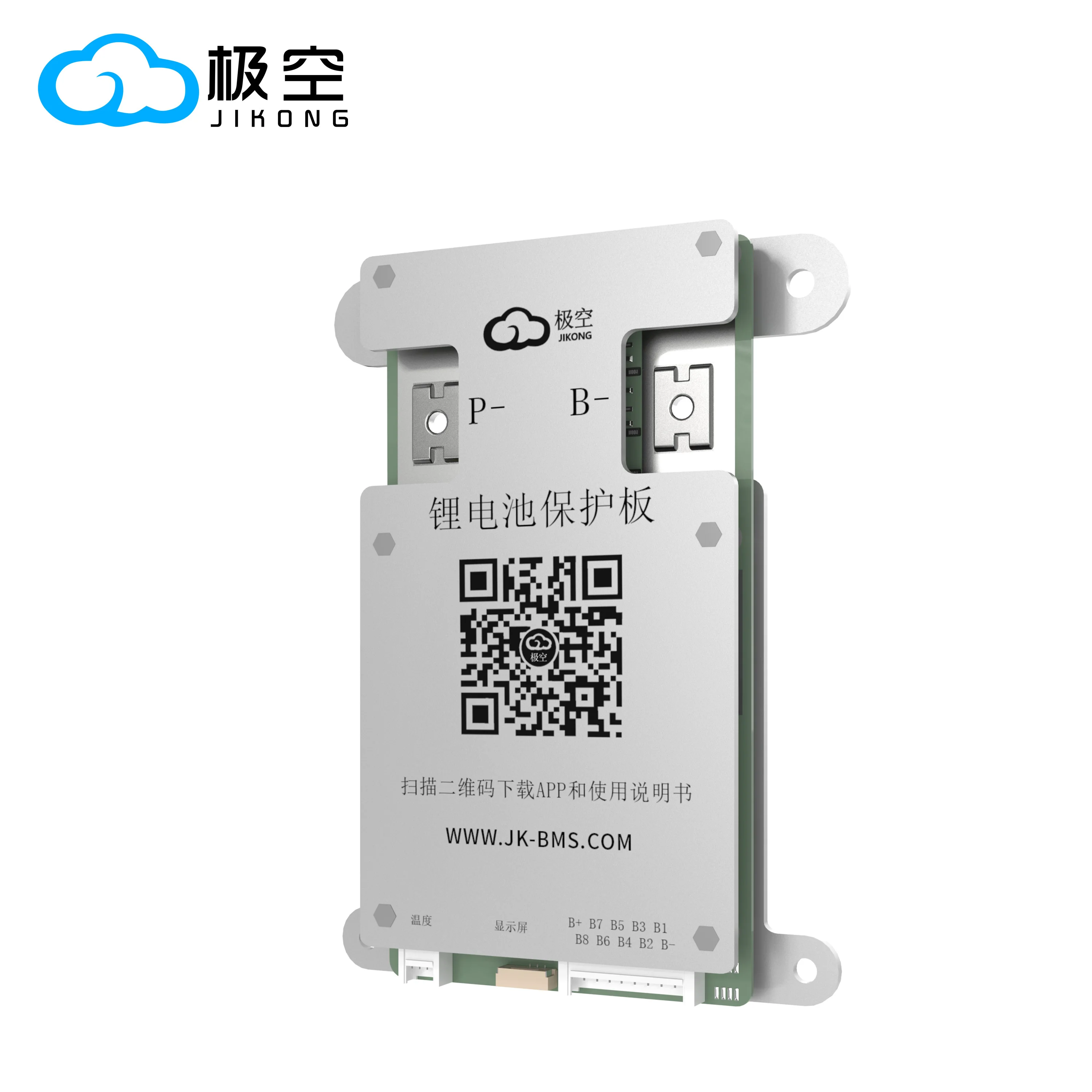 JIKONG BMS BD6A8S10P الذكية BMS 100Ah 4S 5S 6S 7S 8S 12V 24V بطارية مع 0.6A التوازن النشط bms lifepo4 بطارية ليثيوم أيون LTO bms