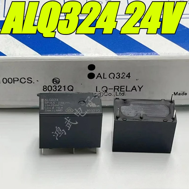 

（Brand New Original）1pcs/lot 100% original genuine relay:ALQ324 24V 10A 4pins