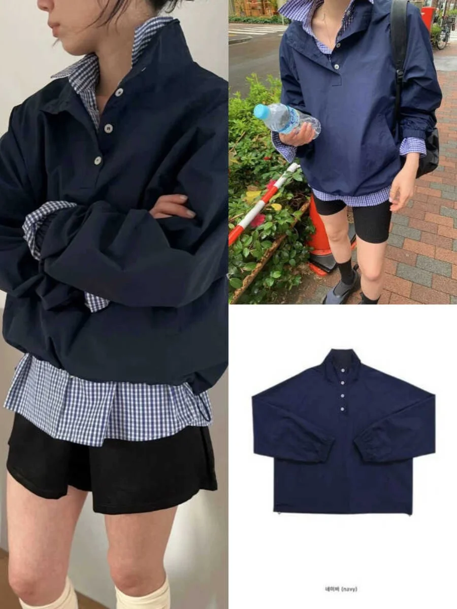 

Sle Casual f Open Collar Jaet oulder Insertion Spring Outerwear Faionable Individuatic Leisure Coat