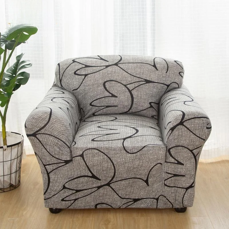 

Multifunctional Knitted Elastic Sofa Cover Full Wrap Simple Style Couch Bed Cover Home Protection Dustproof Polyester Fabric
