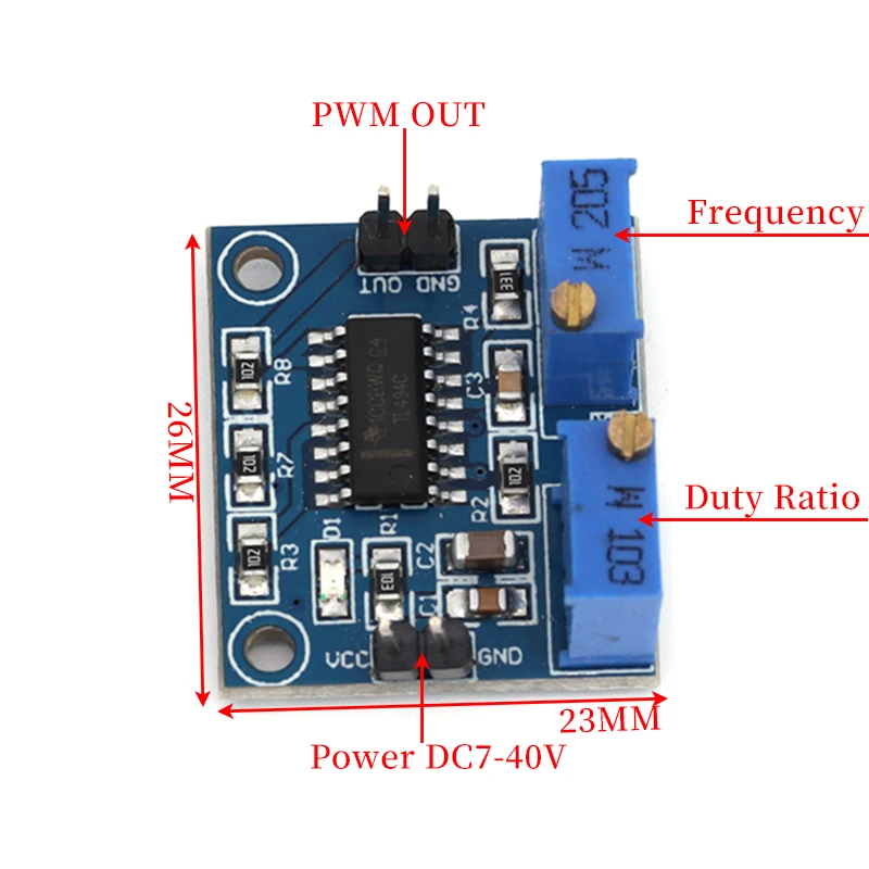 1-10PCS TL494 / SG3525 PWM Controller Module 5V Adjustable Frequency 500-100kHz 250mA