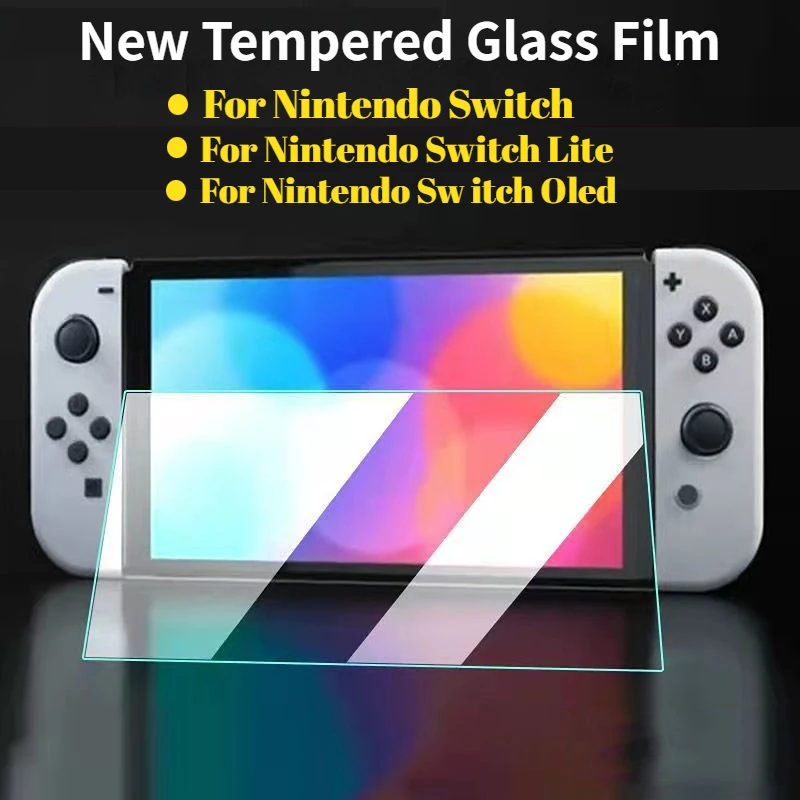 Vidrio Templado Protector para Nintendo Switch Lite, película protectora de pantalla para Nintendo Switch NS, accesorios de vidrio OLED, 3 piezas