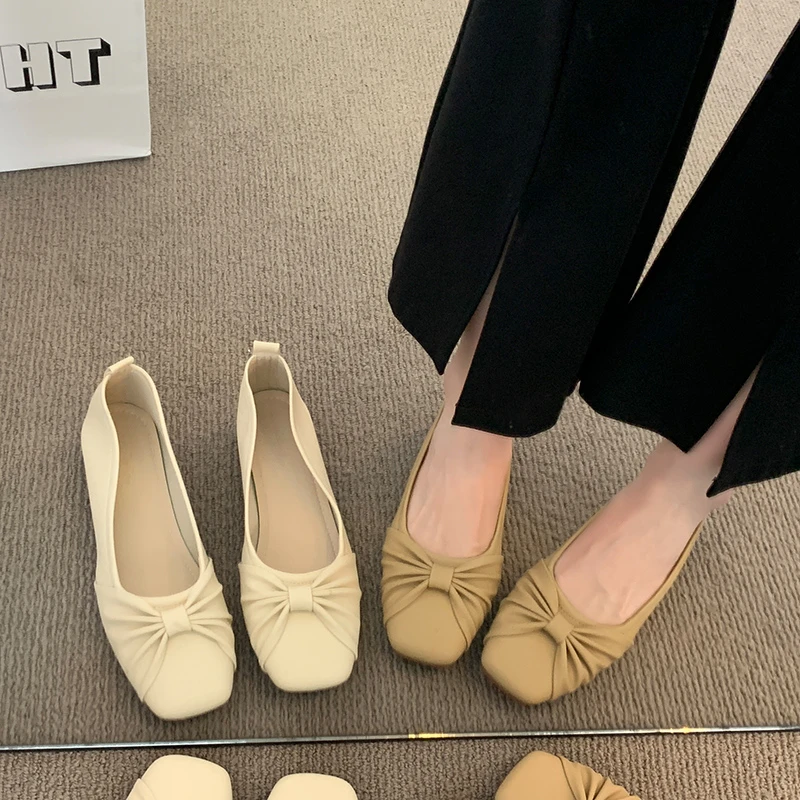 Туфли-лодочки Женские повседневные, модные кроссовки, универсальная обувь на низком каблуке, лето 2024