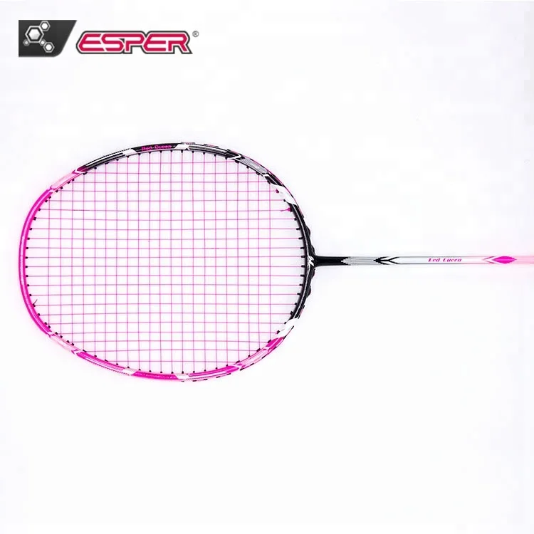 Wholesale badminton racket high quality 100% graphite fiber badminton racket