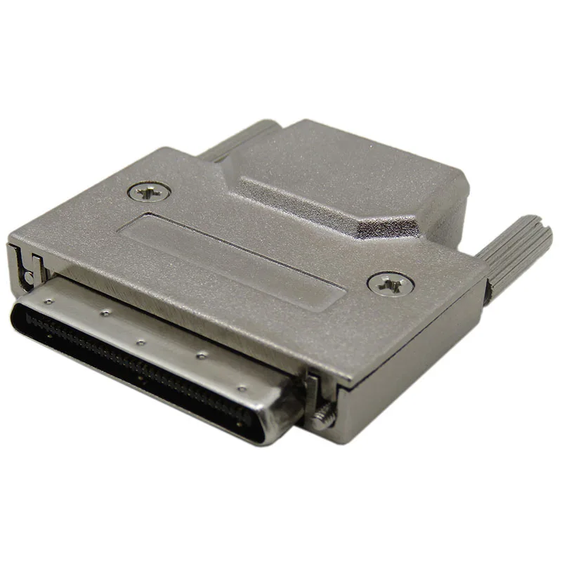 VHDCI 68P Connector SCSI 68Pin Male Head Small 68 Male and Female Head with Iron Shell Piercing Wire Type