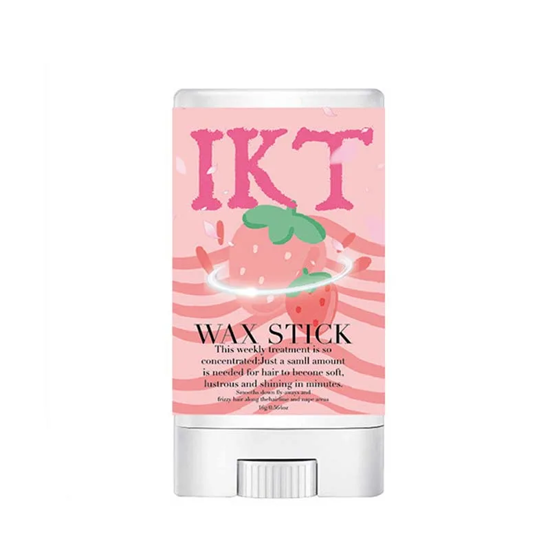 16g Haar Wax Stick voor Fly Aways en Frizz Haar Fruitsmaak Draagbare Haar Styling Crème Pommade Stick