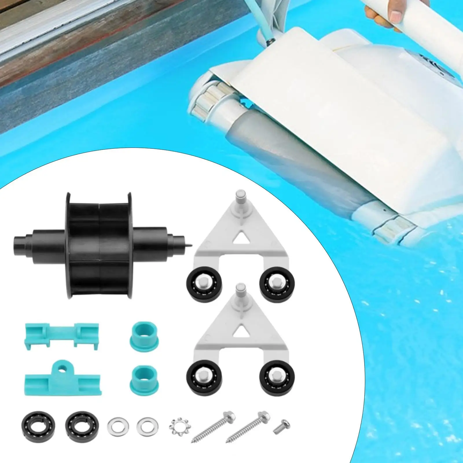 

Каркас для бассейна и комплект аксессуаров для легкой установки, прочный, модель Axv621dat