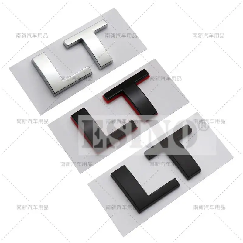 Car Styling LT 3D ABS Badge Body Adhesive Emblem Sticker Decal  for Chevrolet Silverado Suburban Tahoe Offroad 4X4 view 3